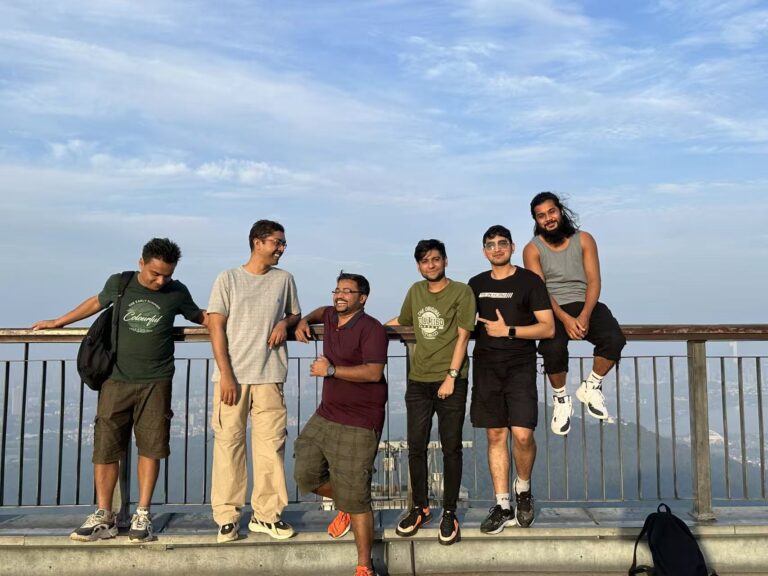 PrimeLink team on a waterfront trip in China