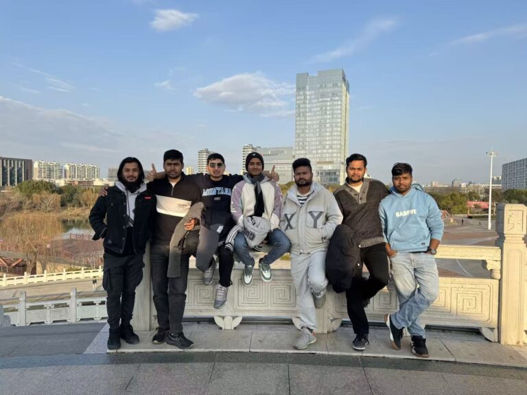 PrimeLink team on a riverside outing in China