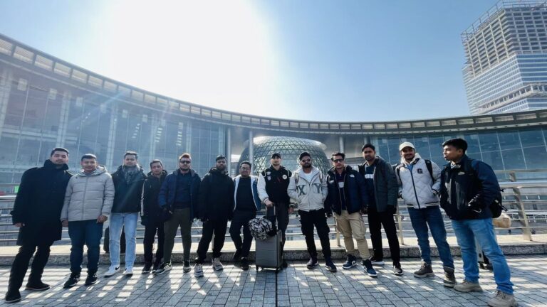 The PrimeLink team on a group visit in China